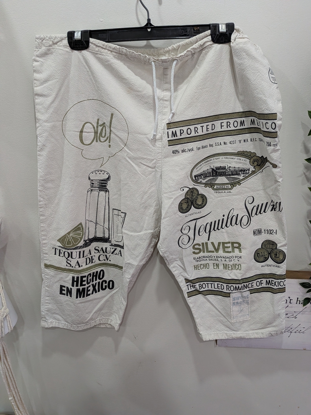 **RARE** Vintage 90s Sweet Sacks Linebacker Shorts Tequila Sauza- Superrare
